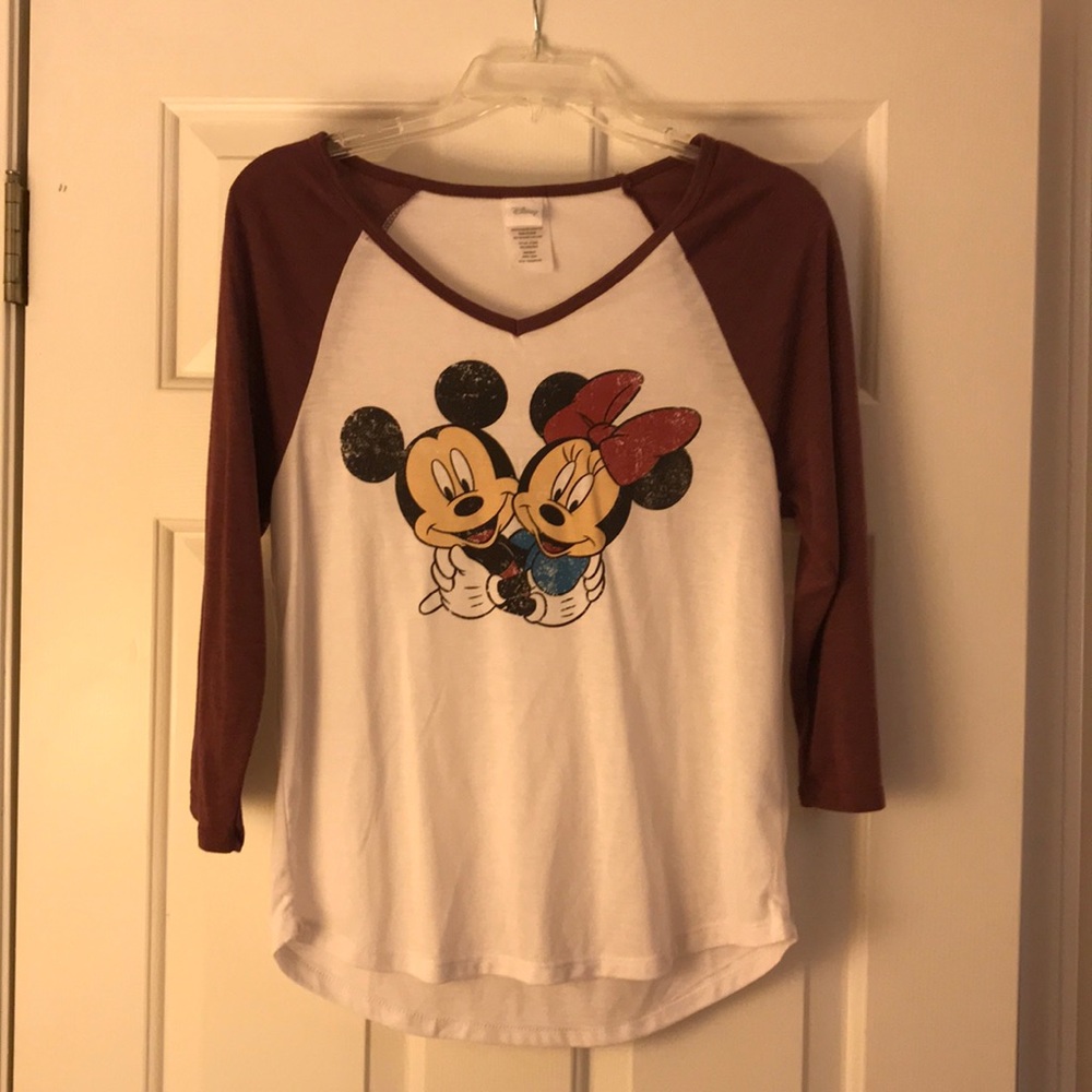 disney mickey and minnie long sleeve t-shirt
